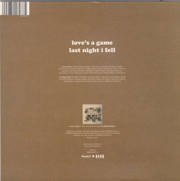The Magic Numbers : Love's A Game (7", Single)