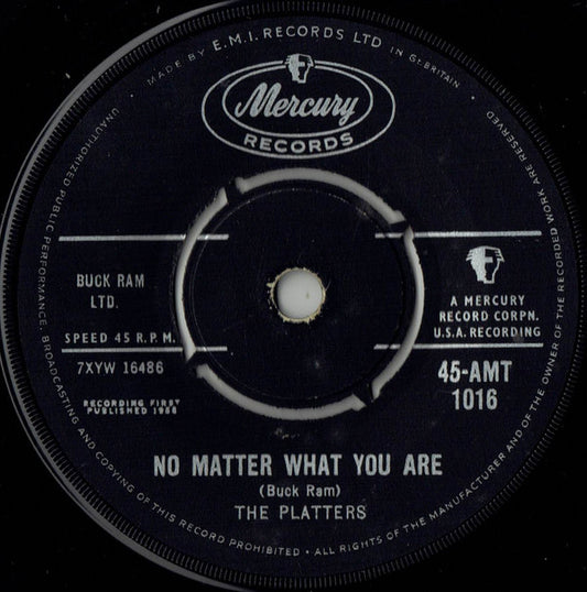 The Platters : Smoke Gets In Your Eyes (7", Single)
