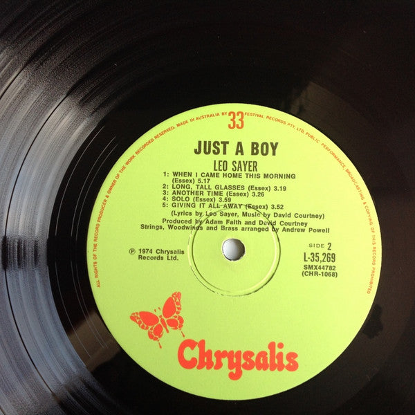 Leo Sayer : Just A Boy (LP, Album)