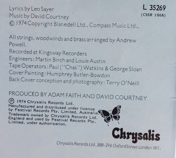 Leo Sayer : Just A Boy (LP, Album)