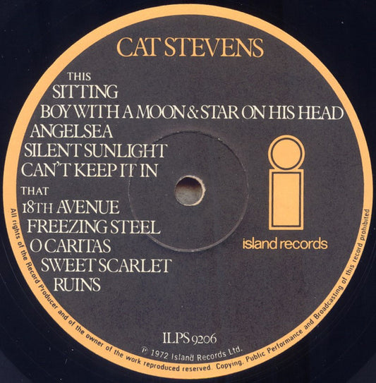 Cat Stevens : Catch Bull At Four (LP, Album, Gat)