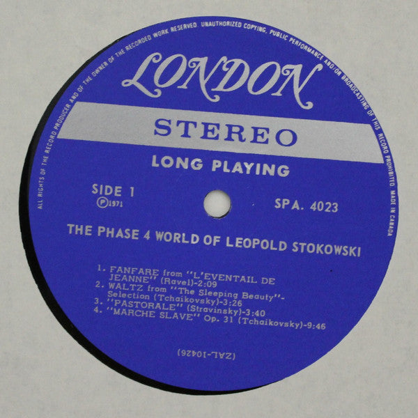 Leopold Stokowski : The Phase 4 World Of Leopold Stokowski (LP, Comp)