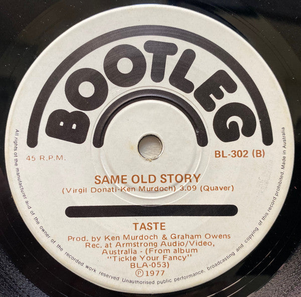 Taste (5) : A Little Romance (7", Single)