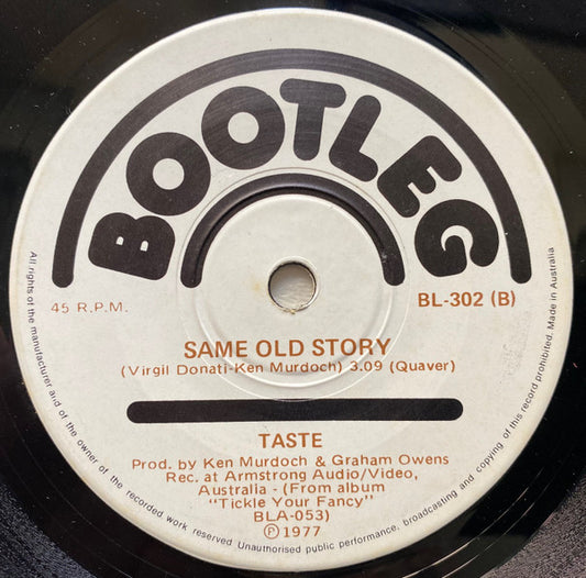 Taste (5) : A Little Romance (7", Single)