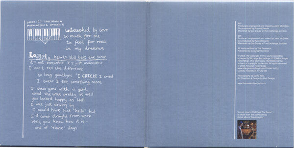 The Research : Lonely Hearts Still Beat The Same (7", Single, Ltd, 1/2)