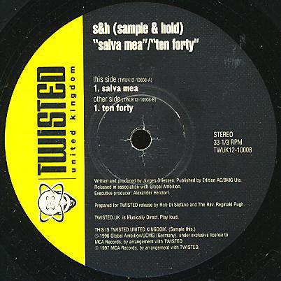 S & H : Salva Mea / Ten Forty (12")