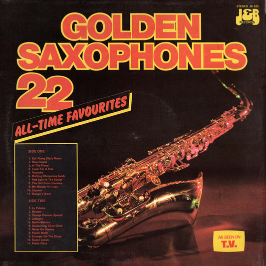 Unknown Artist : Golden Saxophones (LP, Comp)