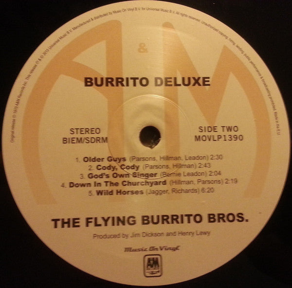 The Flying Burrito Bros : Burrito Deluxe (LP, Album, RE, 180)