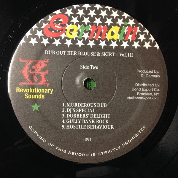 The Revolutionaries : Dub Off 'Har' Blouse & Skirt Vol. 3 (LP, Album, RE)