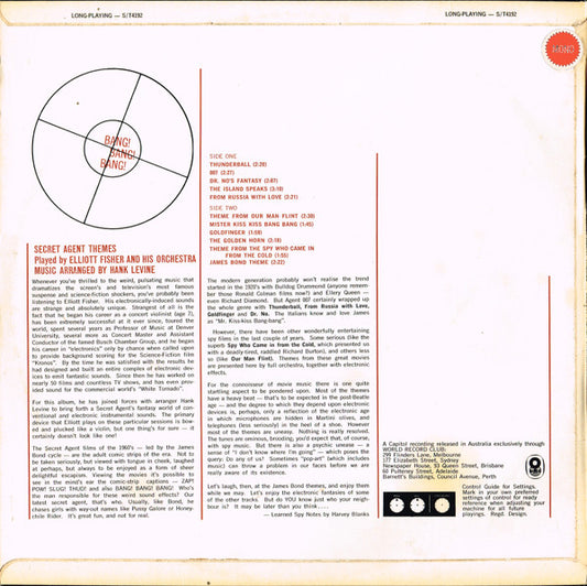 Elliott Fisher And His Orchestra : Bang! Bang! Bang! Themes From Great Secret Agent Films (LP, Album, Mono, Club)