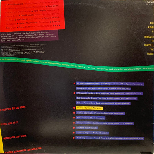 Chuck Mangione : Main Squeeze (LP, Album)