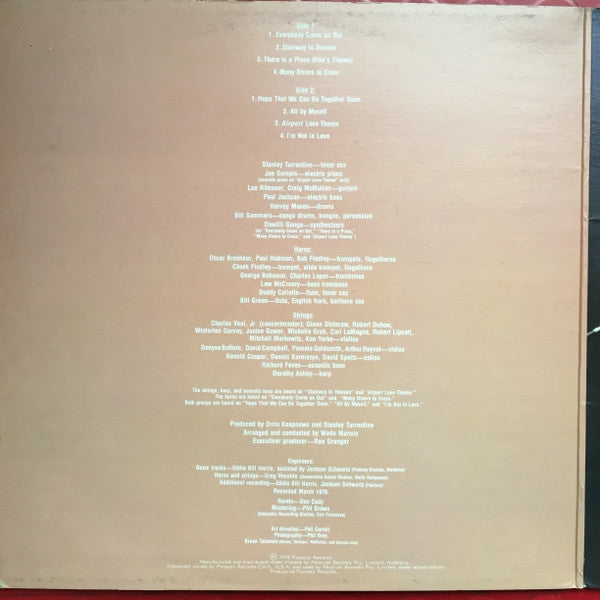 Stanley Turrentine : Everybody Come On Out (LP, Album)