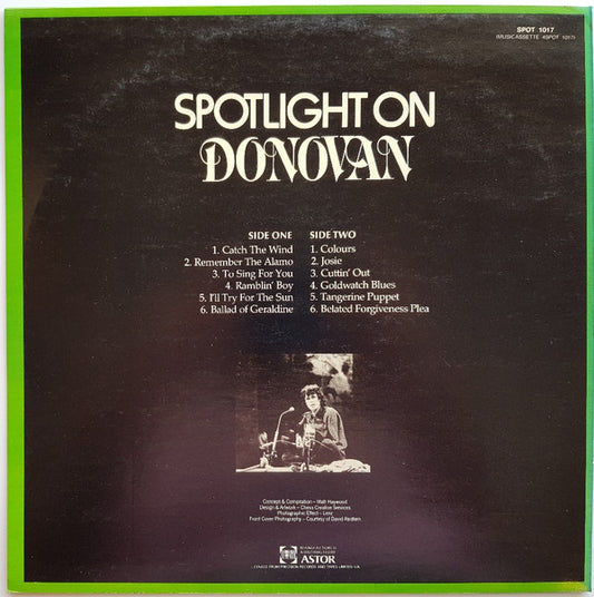 Donovan : Spotlight On Donovan Volume 1 (LP, Comp)