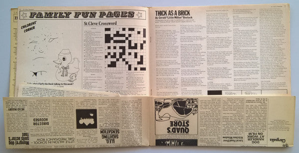 Jethro Tull : Thick As A Brick (LP, Album, RE, Lim)
