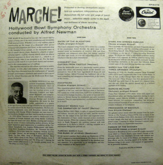 The Hollywood Bowl Symphony Orchestra : Marche! (LP, Album)