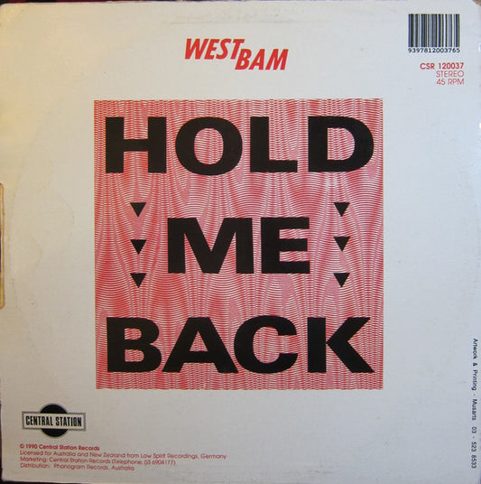 WestBam : The Roof Is On Fire (12")
