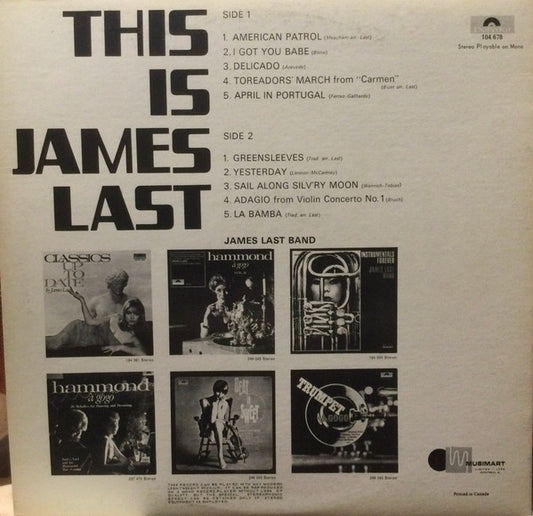 James Last : This Is James Last (LP, Album)