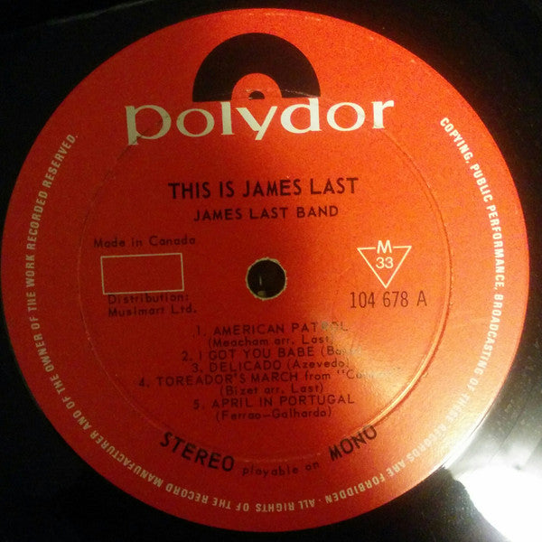 James Last : This Is James Last (LP, Album)