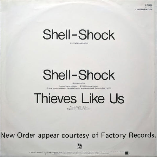 New Order : Shell-Shock (12", Single, Ltd)