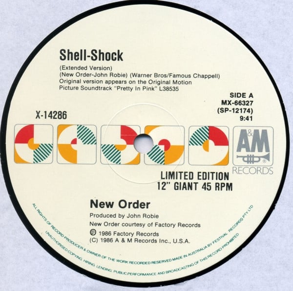 New Order : Shell-Shock (12", Single, Ltd)