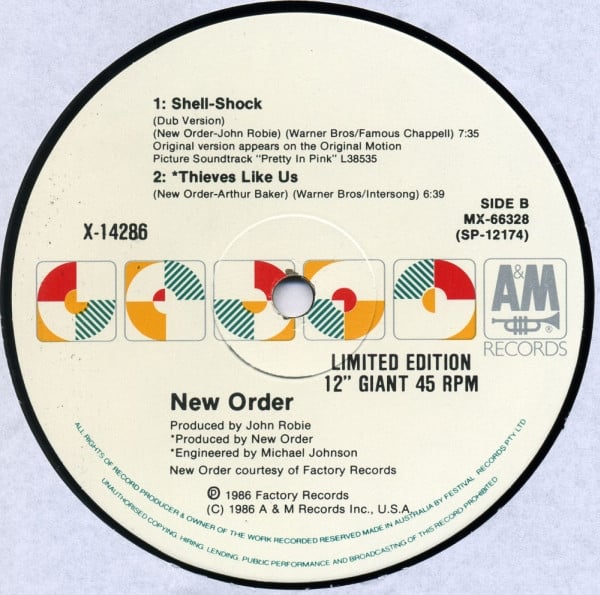 New Order : Shell-Shock (12", Single, Ltd)