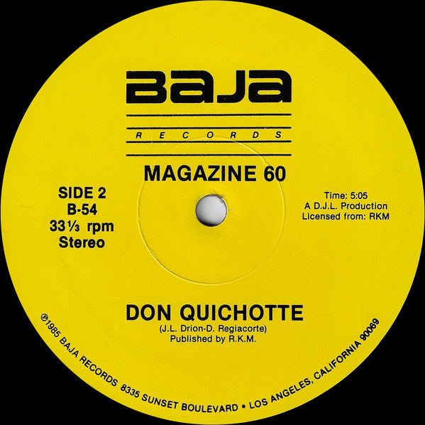 Magazine 60 : Don Quichotte (12")