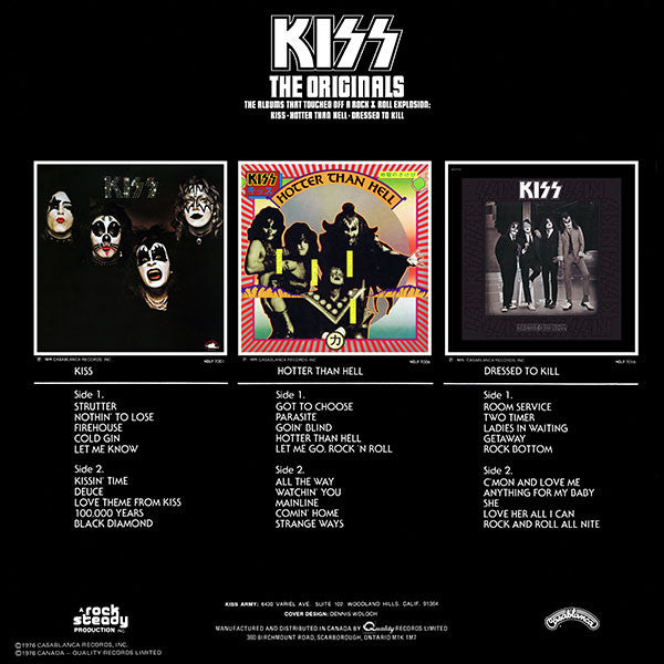 Kiss : The Originals (3xLP, Comp, Ltd, Gat)