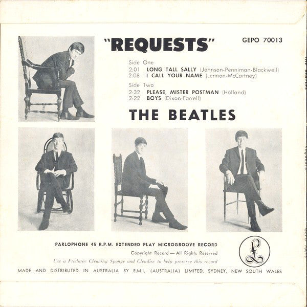 The Beatles : Requests (7", EP, RE)
