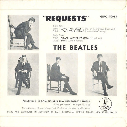 The Beatles : Requests (7", EP, RE)