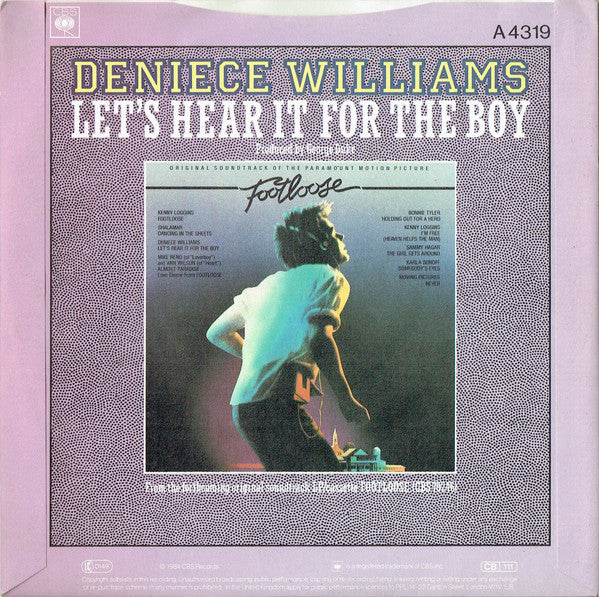 Deniece Williams : Let's Hear It For The Boy (7", Single, Pap)