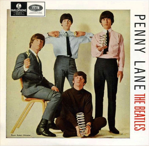The Beatles : Penny Lane (7", EP, Mono, RP)
