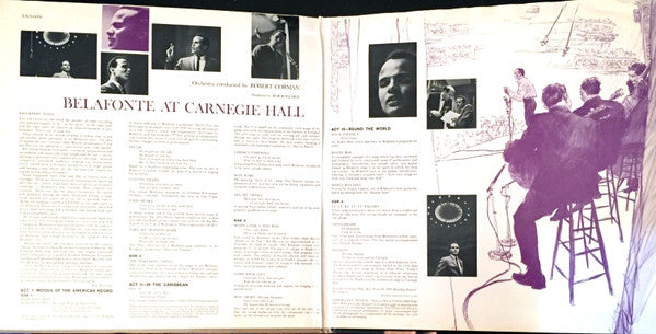 Harry Belafonte : Belafonte At Carnegie Hall - The Complete Concert (2xLP, Album)