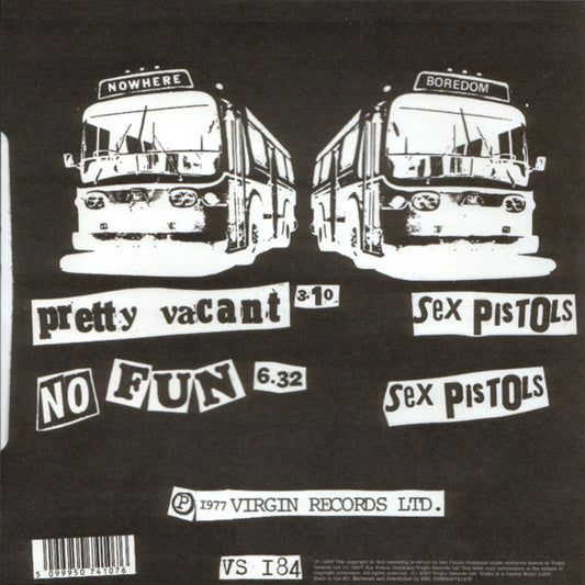 Sex Pistols : Pretty Vacant (7", Single, Ltd, RE)