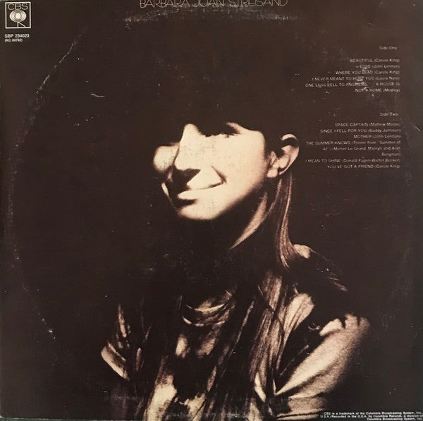 Barbra Streisand : Barbra Joan Streisand (LP, Album)