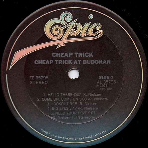 Cheap Trick : Cheap Trick At Budokan (LP, Album, Ter)