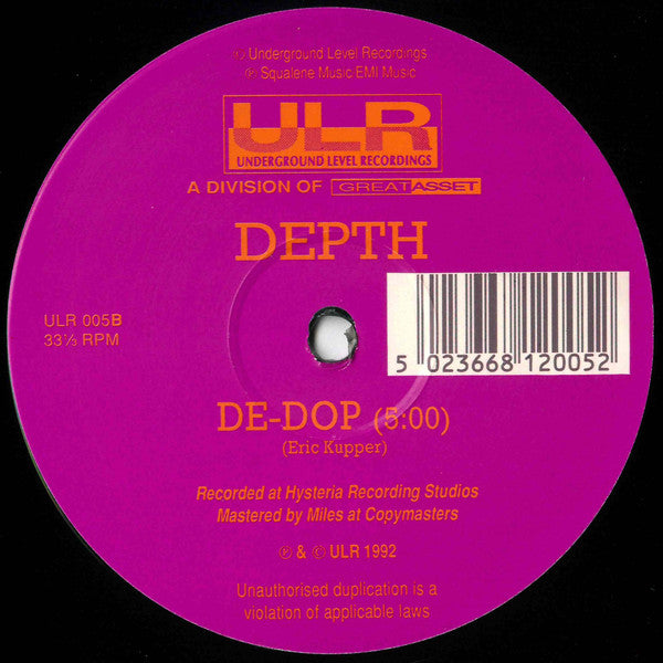 Depth : De-Dop (12")