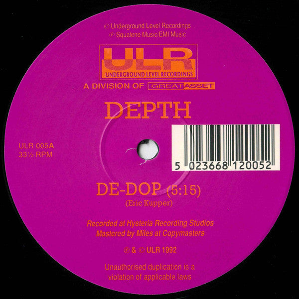 Depth : De-Dop (12")