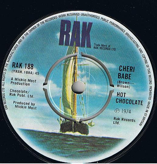 Hot Chocolate : Cheri Babe (7", Single)