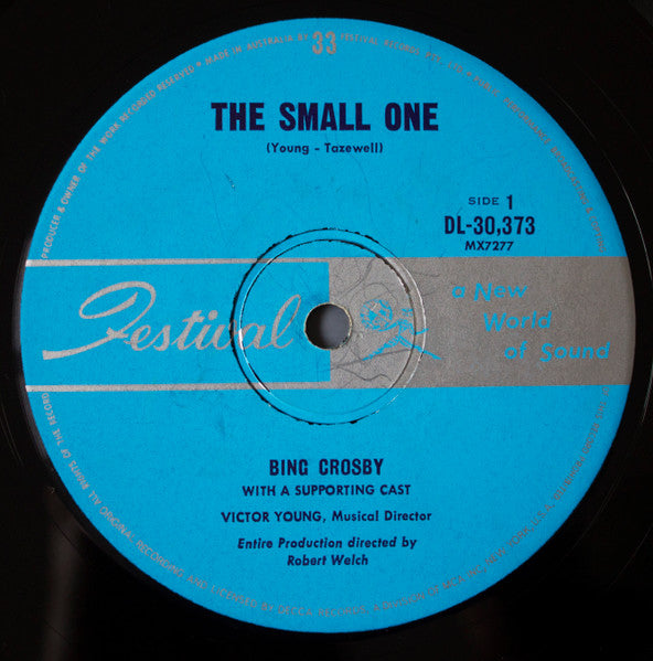 Bing Crosby - Orson Welles : The Happy Prince & The Small One (LP, Album, Mono)