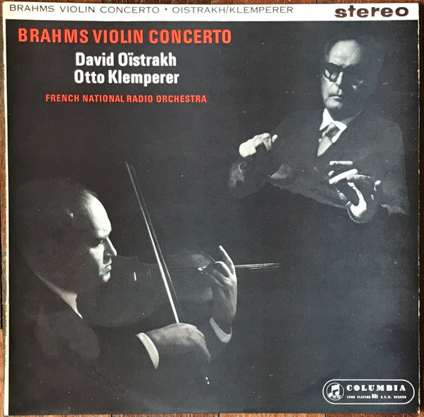 Brahms* - David Oïstrakh*, Otto Klemperer, French National Radio Orchestra* : Brahms Violin Concerto (LP)