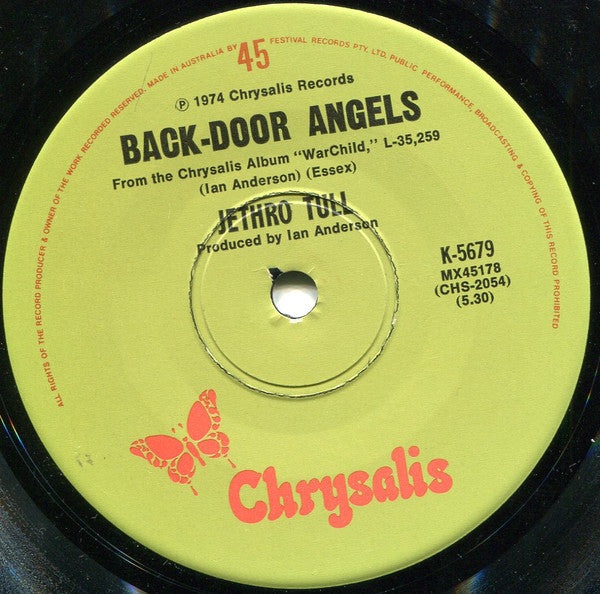 Jethro Tull : Bungle In The Jungle (7", Single)