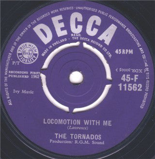 The Tornados : Globetrotter (7", Single)