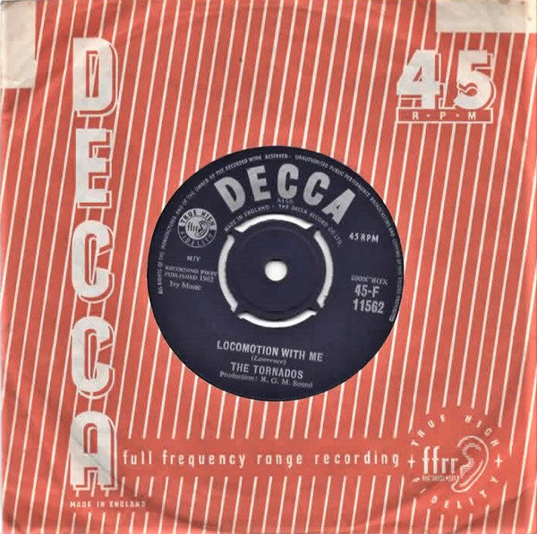 The Tornados : Globetrotter (7", Single)