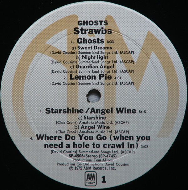 Strawbs : Ghosts (LP, Album, Mon)