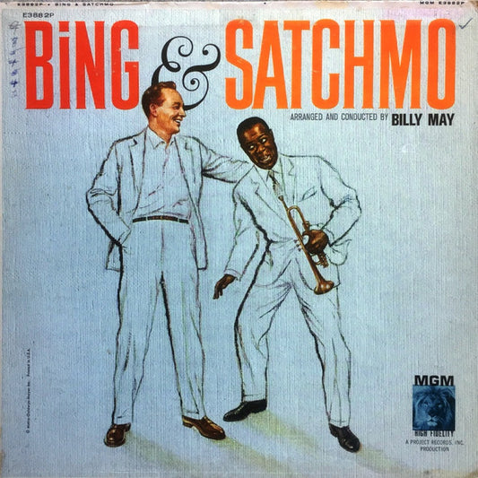 Bing Crosby & Louis Armstrong : Bing & Satchmo (LP, Album, Mono, MGM)