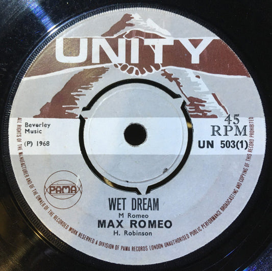 Max Romeo : Wet Dream (7", Single, 3-P)