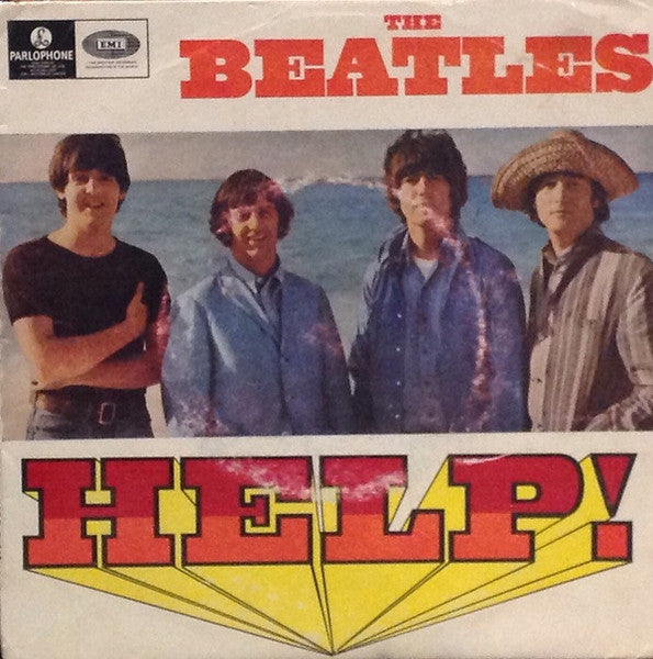 The Beatles : Help! (7", EP, Mono, RP)