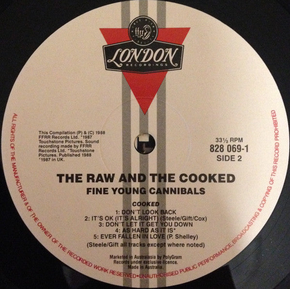 Fine Young Cannibals : The Raw & The Cooked (LP, Album)