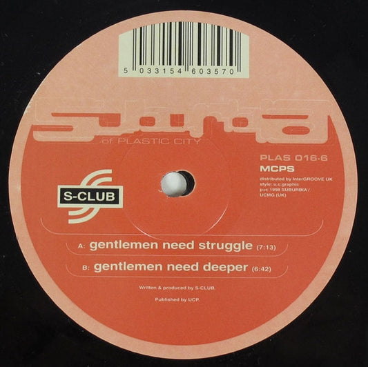 S-Club : Struggle Gentlemen (12")