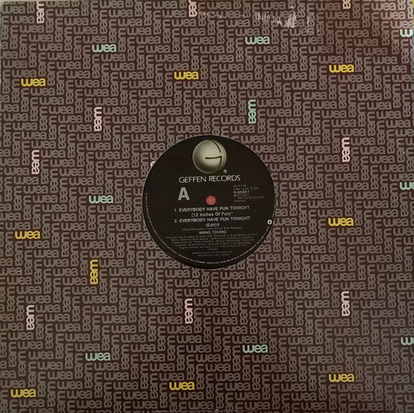 Wang Chung : Everybody Have Fun Tonight (12", Single)